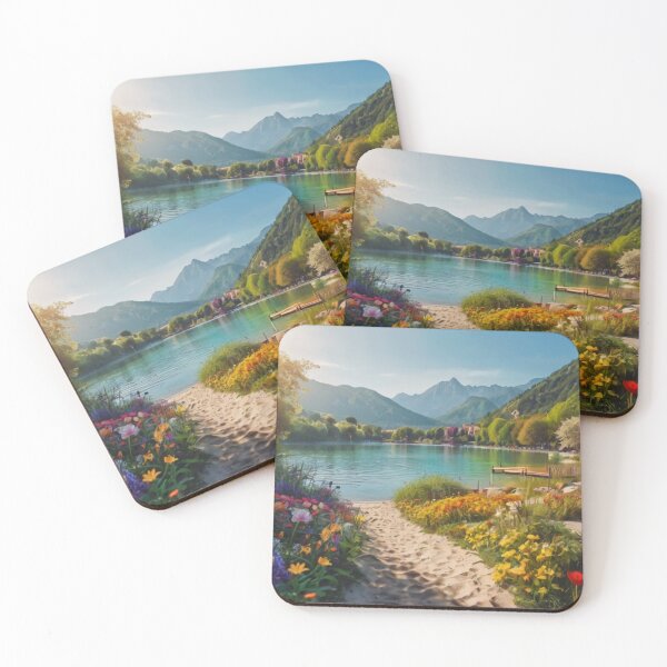 Item preview, Lakefront Floral Haven designed and sold by BlareBlare.