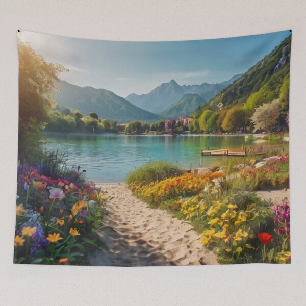 Artikelvorschau, Lakefront Floral Haven entworfen und verkauft von BlareBlare.