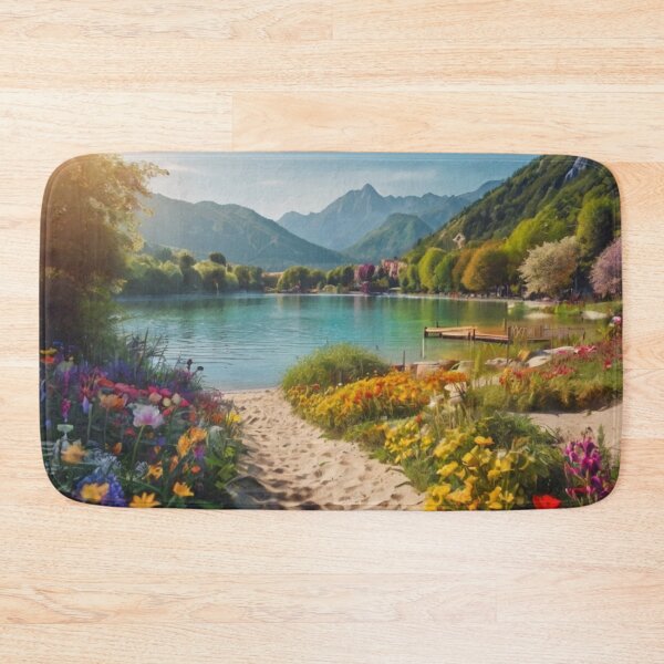 Item preview, Lakefront Floral Haven designed and sold by BlareBlare.