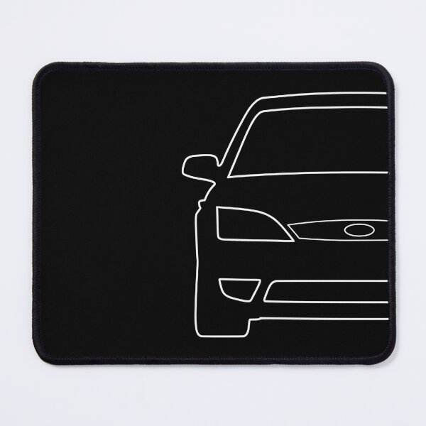 Item preview, Ford Mondeo Mk3 2003-2007 front squared white lined art designed and sold by EdimDesign.