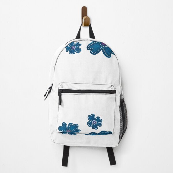 Item preview, Blue watercolor flowers with heart petals designed and sold by Beeinbliss.