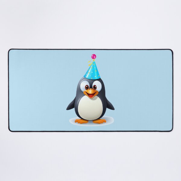 Item preview, Birthday party penguin designed and sold by DerSenat.