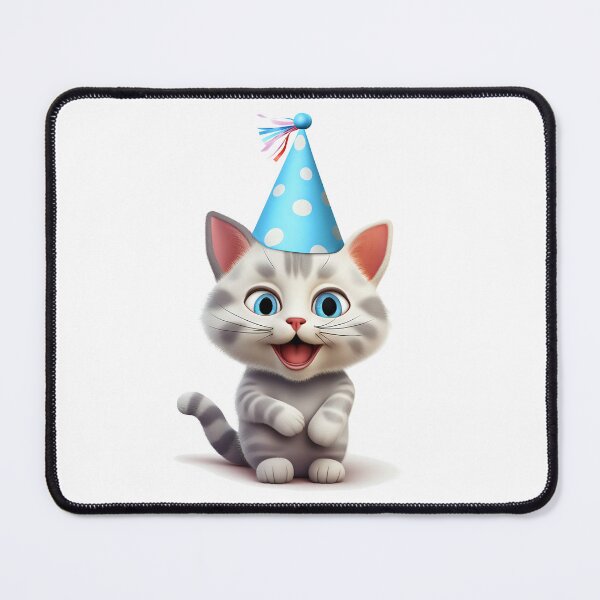 Item preview, Birthday party cat designed and sold by DerSenat.