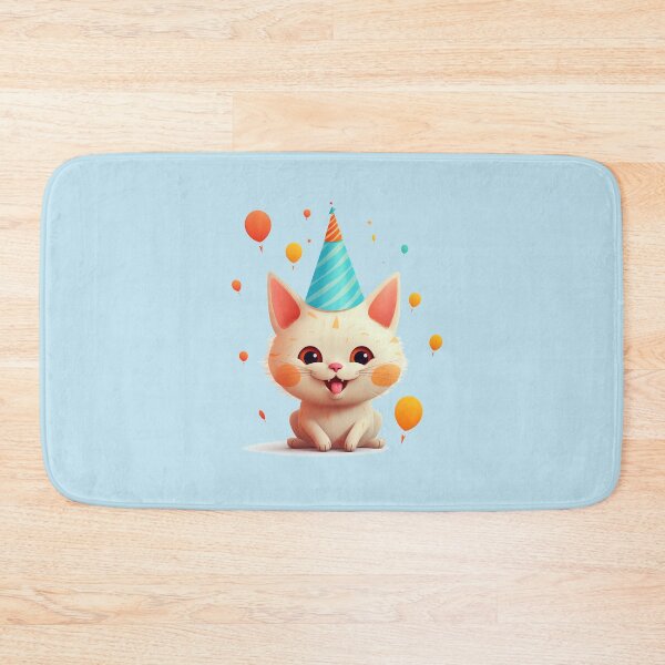 Item preview, Birthday party cat designed and sold by DerSenat.