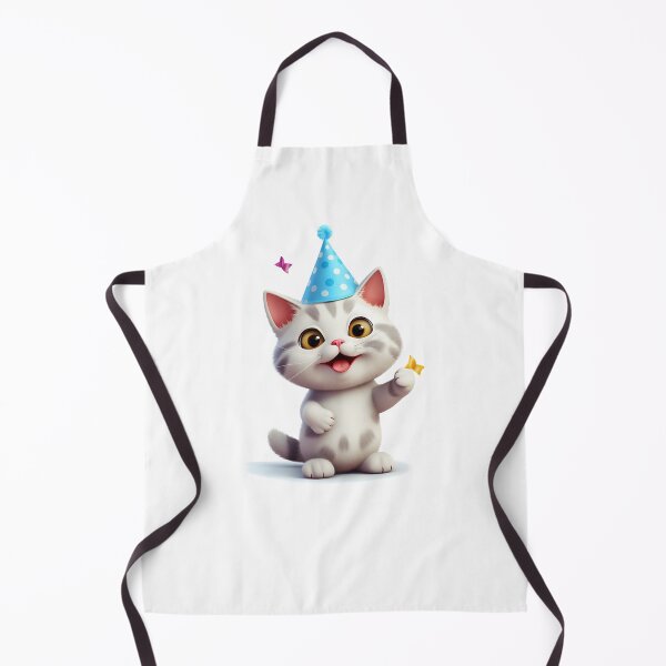 Item preview, Birthday party cat designed and sold by DerSenat.