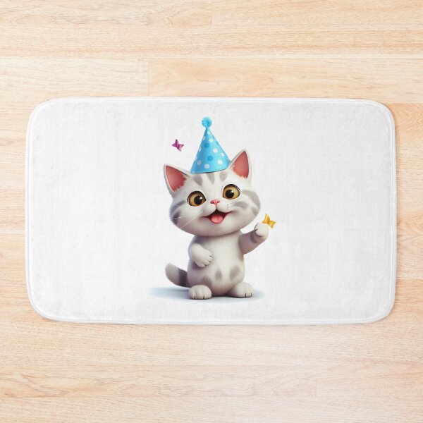 Item preview, Birthday party cat designed and sold by DerSenat.