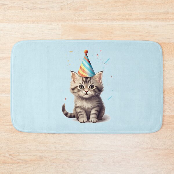 Item preview, Birthday party cat designed and sold by DerSenat.