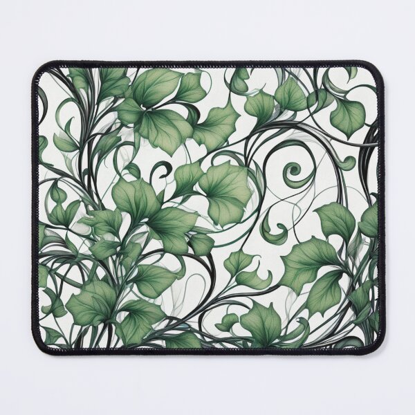 Item preview, green leaf vines pattern designed and sold by optimusprime39.