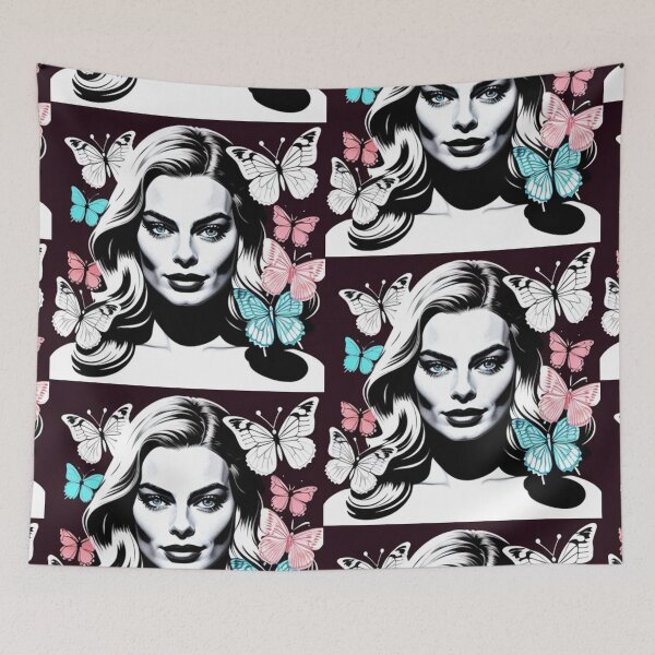 Item preview, Margot Robbie Butterflies designed and sold by SabrinaArt1.