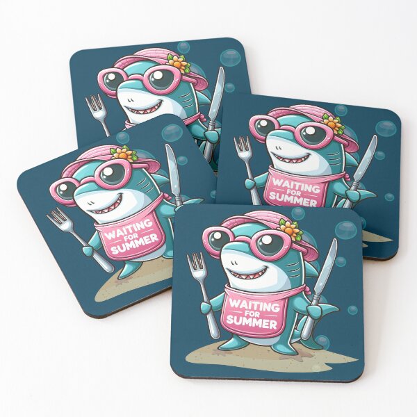 Item preview, Cartoon shark: Waiting for Summer designed and sold by moxdesign.