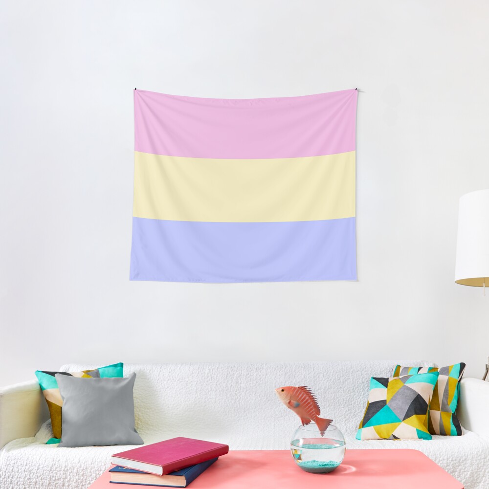 "Pastel Pansexual Flag" Tapestry by fuinur | Redbubble