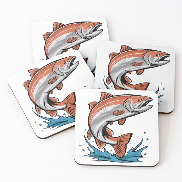 Item preview, Coho Fishing designed and sold by Angry Swan Designs.