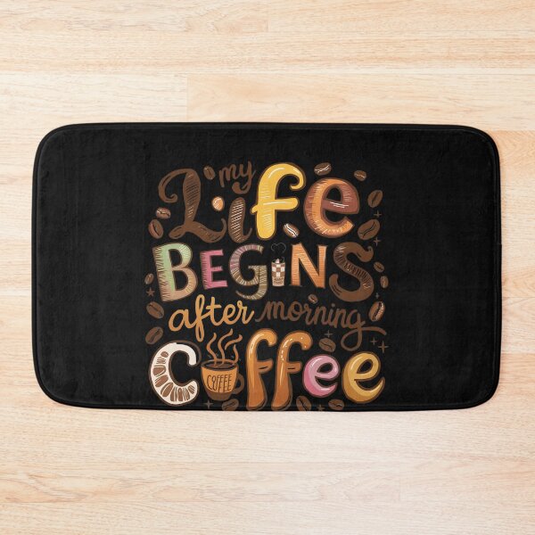 Item preview, My Life Begins after Morning Coffee designed and sold by Aissa6900.