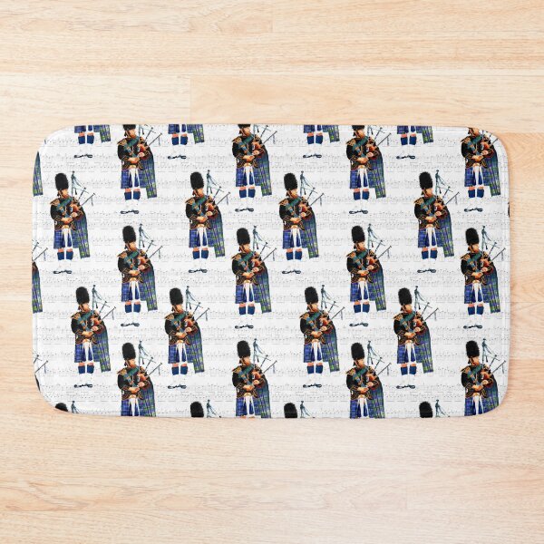 Item preview, Bagpiper With Sheet Music Repeat Pattern designed and sold by MMc Buck.