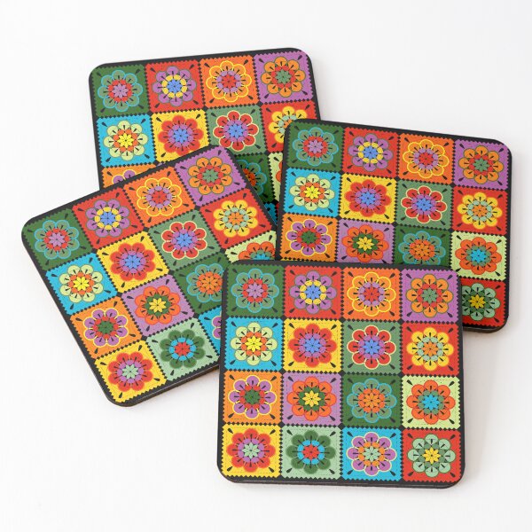 Item preview, Colorful Patchwork Pattern designed and sold by SzaboMarta.