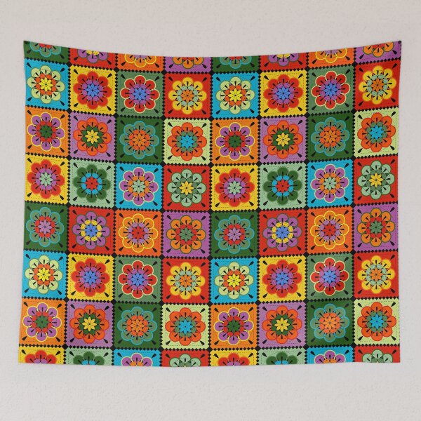 Item preview, Colorful Patchwork Pattern designed and sold by SzaboMarta.