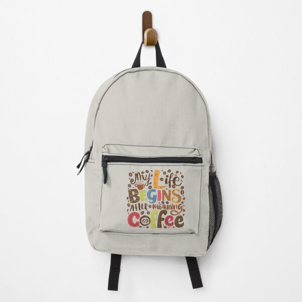 Item preview, My Life Begins after Morning Coffee, Funny Quotes designed and sold by Aissa6900.