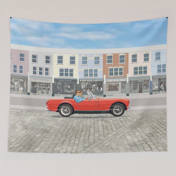 Item preview, Flame Red coloured Mk3 Midget – with the round wheel arches designed and sold by Bigs66.