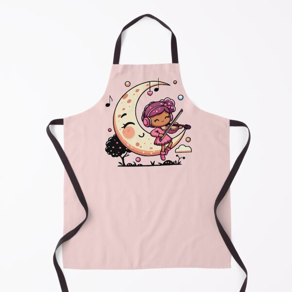 Item preview, Violinist's Love for Music Cute Cartoon Style designed and sold by CowCanvas.