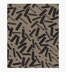 3D X Pattern Photographic Print