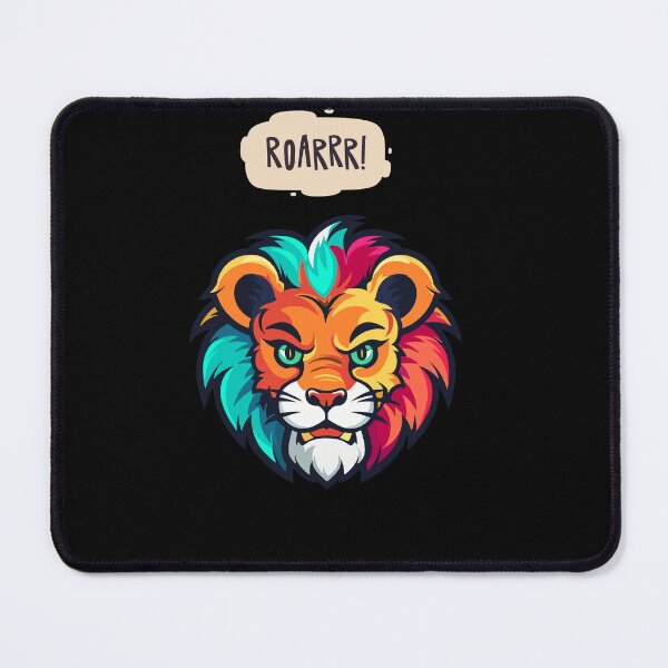 Item preview, Colorful Lion Roaring designed and sold by Kaidynz.