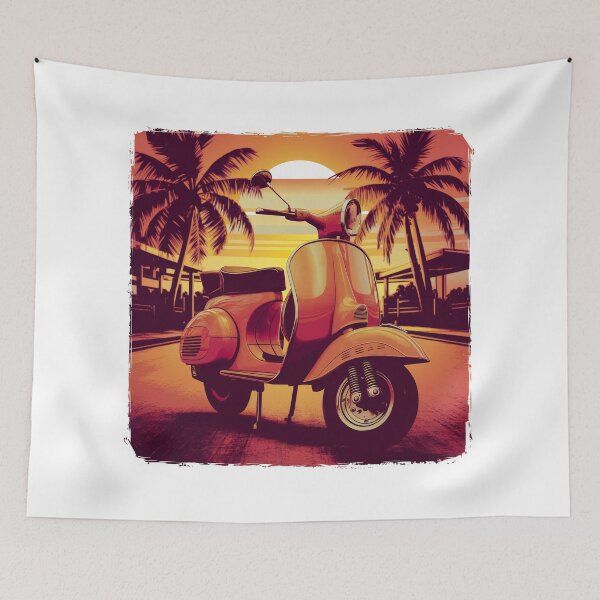 Item preview, Sunset Scooter designed and sold by Angry Swan Designs.