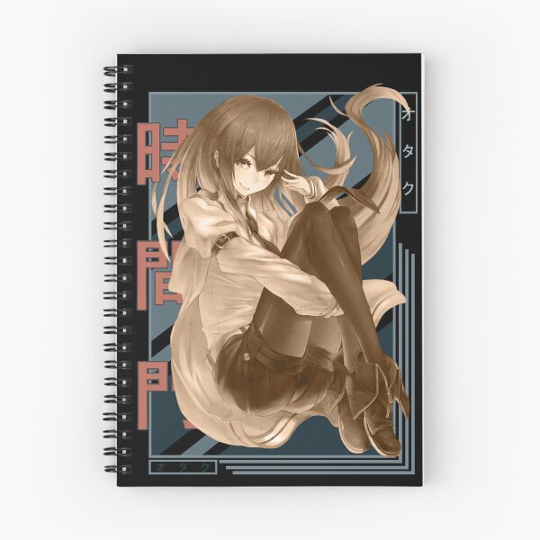 Item preview, Kurisu Makise Retro Blue Black Design  designed and sold by Wafusaurus.