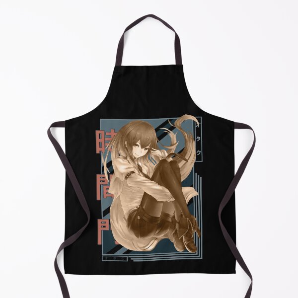 Item preview, Kurisu Makise Retro Blue Black Design designed and sold by Wafusaurus.