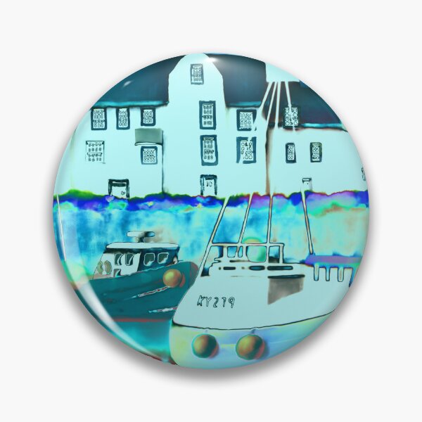 Item preview, Pittenweem harbour mixed media for charity designed and sold by JayTCee.