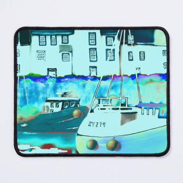 Item preview, Pittenweem harbour mixed media for charity designed and sold by JayTCee.