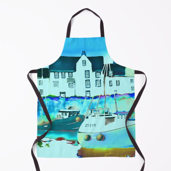 Item preview, Pittenweem harbour mixed media for charity designed and sold by JayTCee.