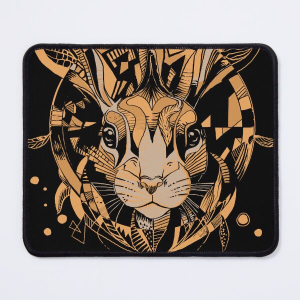 Item preview, White Rabbit Whimsy: Bunny Art with with a Twist! - Your Inner Bunny [dark version] designed and sold by Kraftees.