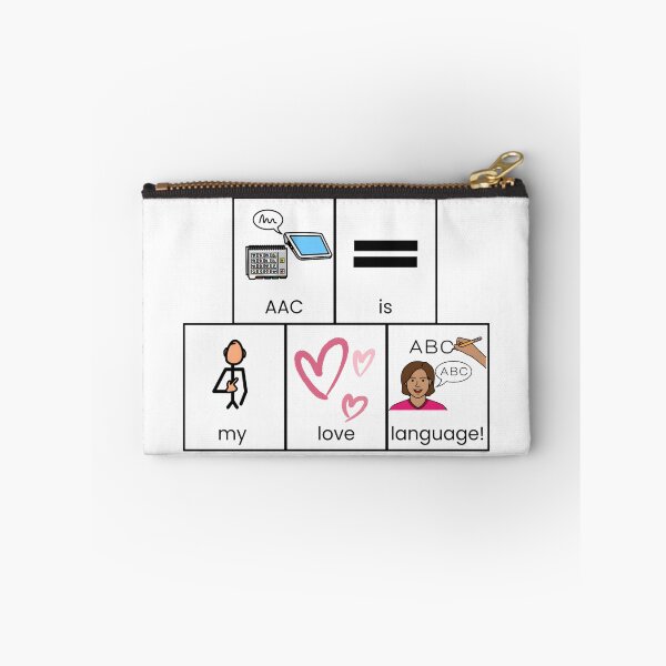 Item preview, AAC is My Love Language for Teachers, SLPs, Assistive Technology Specialist, and Parents designed and sold by AdoraClips.