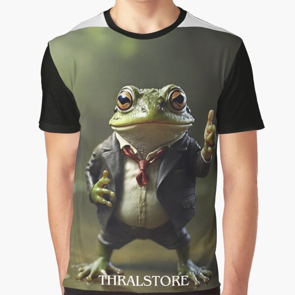 Vista previa del artículo con la obra «Rana», diseñado y vendido por ThralStore.