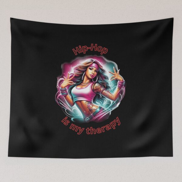 Item preview, “Hip-hop is my therapy” designed and sold by CHRIST5000.