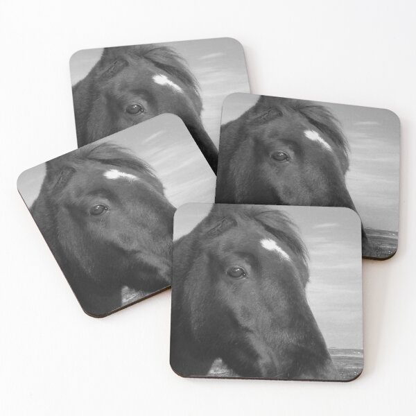 Item preview, Horsey Inishowen Black and White Vertical designed and sold by eddiebarronshop.
