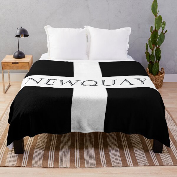 Item preview, Newquay on a St Piran Flag designed and sold by Terri Waters Photography & Design.