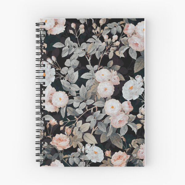 Item preview, Peach Roses Black Vintage Botanical Garden designed and sold by InovArtS.