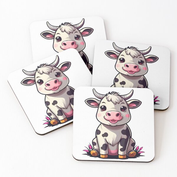 Item preview, kawaii cute cow designed and sold by Cute-huh.