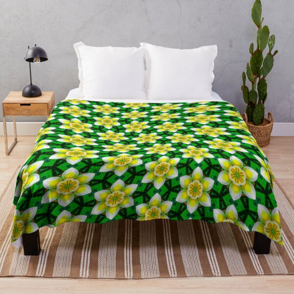 Item preview, Cute Yellow Plumeria Pattern designed and sold by Patternflower.