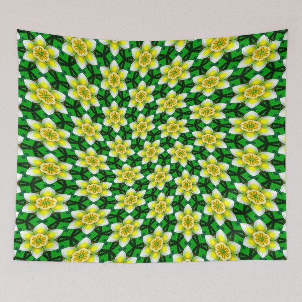 Item preview, Cute Yellow Plumeria Pattern designed and sold by Patternflower.