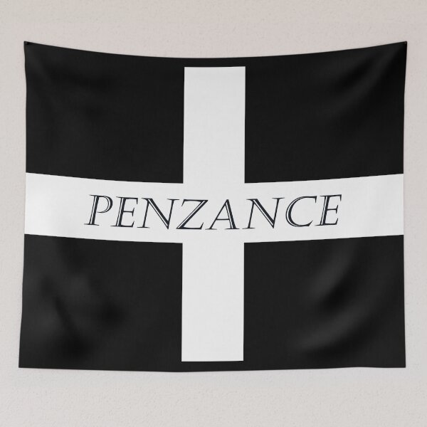 Item preview, Penzance on a St Piran Flag designed and sold by Terri Waters Photography & Design.