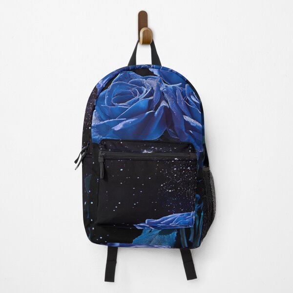 Item preview, Galactic Elegance: Fluorescent Blue Roses Adrift Amongst Silver Stars designed and sold by Lelica011.