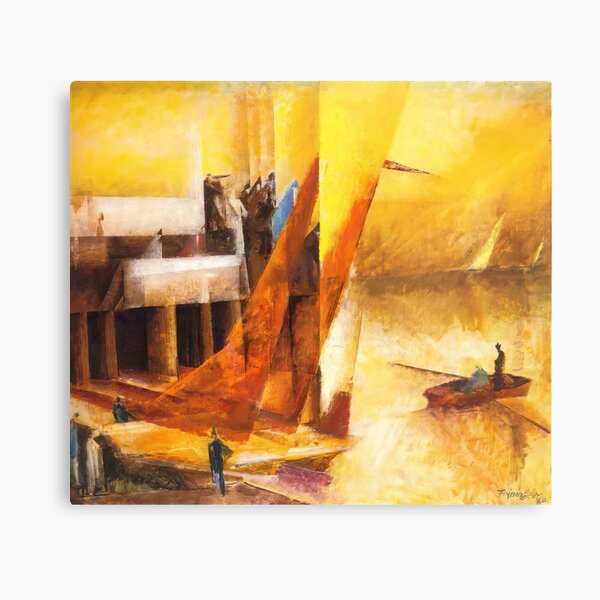 Item preview, Lyonel Feininger - landungssteg 1920 designed and sold by AnnVerboogen.