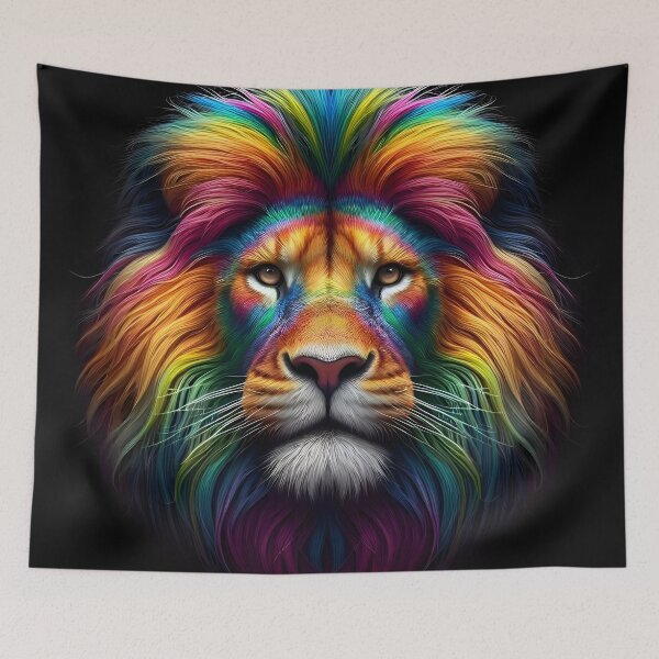 Item preview, A colourful Lion  designed and sold by cmphotographs.