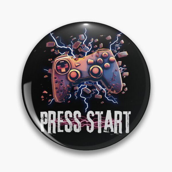 Item preview, press start broken controller designed and sold by FluxDesigner.