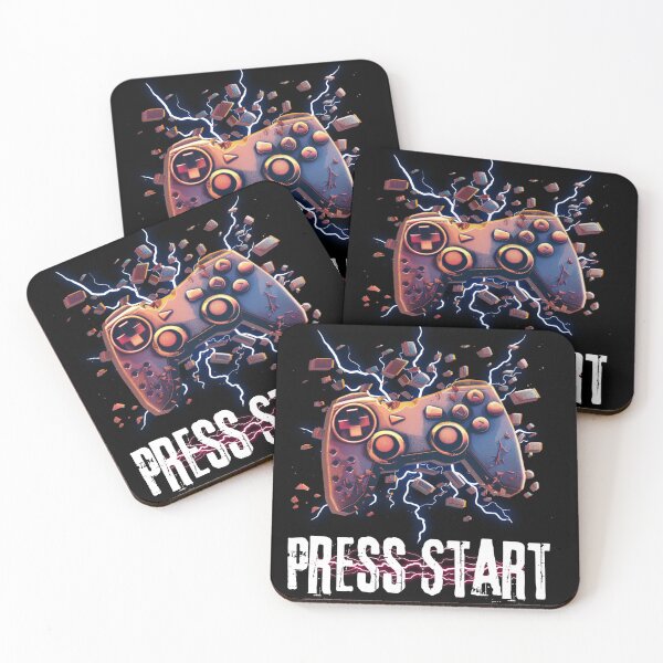 Item preview, press start broken controller designed and sold by FluxDesigner.