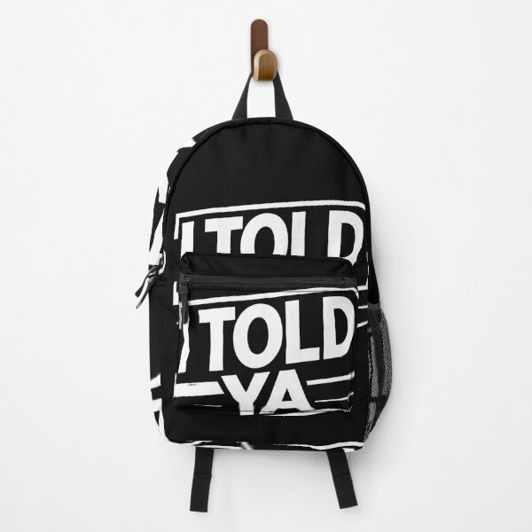 Item preview, I Told Ya - Minimalist Typographic Design designed and sold by LEOdesignerArt.