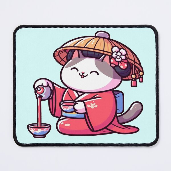 Item preview, Cute Geisha Cat designed and sold by Vkinsify.