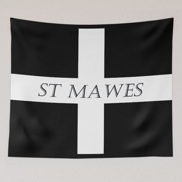 Item preview, St Mawes on a St Piran Flag designed and sold by Terri Waters Photography & Design.